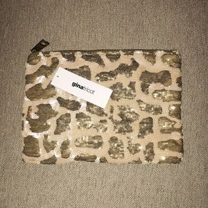 Giraffe sequin clutch.  Norwegian brand.